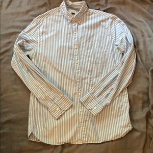 J. Crew Classic Button Down in Blue & White